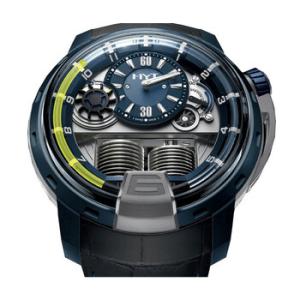 H1 Alumen Blue Black Rubber Watch 148AB31GFRU