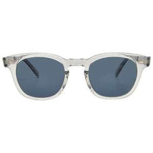 HANALEI S Bluie Opal Oval Sunglasses ML2022 GRYSTNPLTBLUOPL