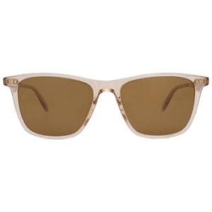 HAYES SUN Pure Brown Polarized Square Sunglasses 2141 BREPBN PLR