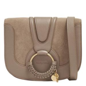 Hana Leather and Suede Shoulder Bag
