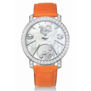 Happy Diamonds Mother of Pearl Diamond Dial Watch
