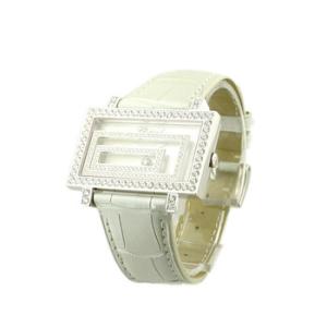 Happy Spirit Mother Of Pearl Dial White Leather Quartz Watch
