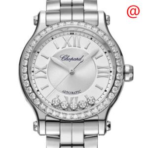 Happy Sport Automatic Chronometer Diamond Silver Dial Watch