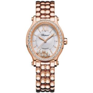 Happy Sport Automatic Chronometer Diamond Silver Dial Watch