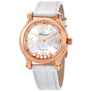 Happy Sport Automatic Diamond Watch 274893 5009 WH