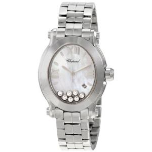 Happy Sport Quartz Mother of Pearl Dial Diamond Watch