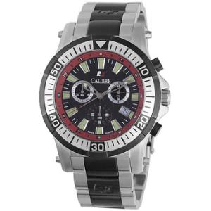 Hawk Date Black Dial Chronograph Stainless Steel Watch SC5H2040074