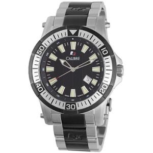 Hawk Date Black Dial Stainless Steel Watch SC5H104007