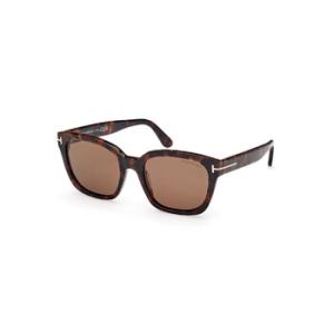 Haylay Polarized Brown Square Sunglasses FT1216 52H