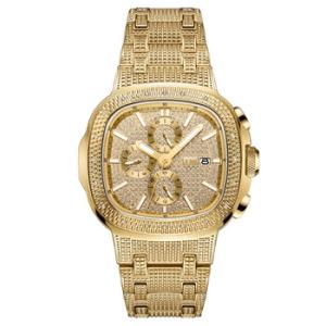 Heist Quartz Diamond Gold Dial Watch J6380A
