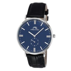 Henry Quartz Blue Dial Watch 842AHEL