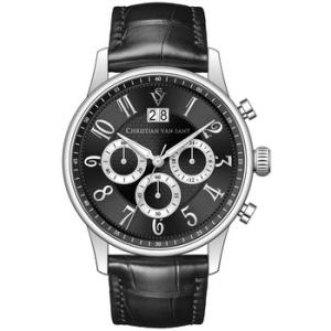 Heritage Chronograph Quartz Black Dial Watch CV3940