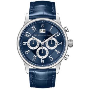 Heritage Chronograph Quartz Blue Dial Watch CV3941