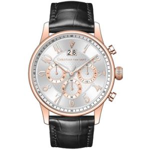 Heritage Chronograph Quartz Silver Dial Watch CV3946