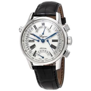 Heritage Retrograde White Dial Automatic Watch L4.797.4.71.2