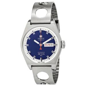 Heritage Visodate Navy Dial Stainless Steel Watch T0714301104100