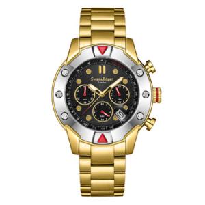 Hybrid Chronograph Hand Wind Black Dial Watch SE1771