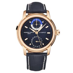 Hybrid World Time GMT Automatic Blue Dial Watch FC750N4H4CL