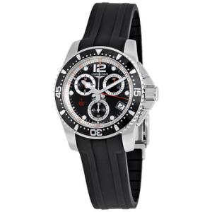 HydroConquest Chronograph Black Dial Watch L37434562