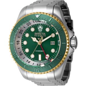 Hydromax GMT Date Quartz Green Dial Watch
