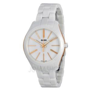 HyperChrome White Dial Stainless Steel and Ceramic Case Ceramic Bracelet Watch R32323012