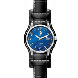 IForce Blue Dial Stainless Steel Black Leather Calfskin Watch