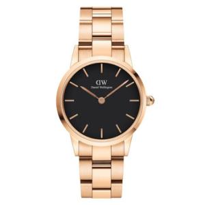 Iconic Link Quartz Black Dial Watch DW00100214