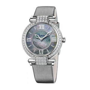 Imperiale 18k White Gold Case Diamond Bezel Mother of Pearl Dial Watch