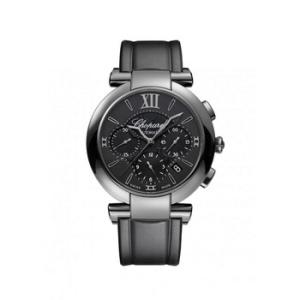 Imperiale Black Dial Black Rubber Watch