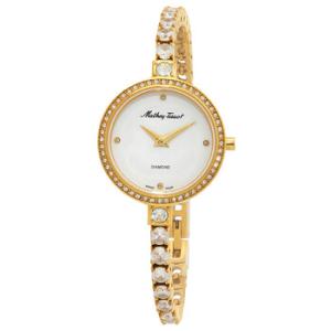 Infinity Quartz Diamond Crystal Silver Dial Watch D986SPYI