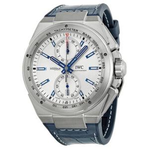 Ingenieur Chronograph Racer Silver Dial Rubber Strap Watch IW378509