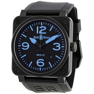 Instrument Black and Blue Dial Automatic 42MM Watch BR0392BLUE