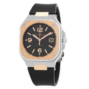 Instruments Automatic Black Sunray Dial Watch BR05ABLSTPGSRB