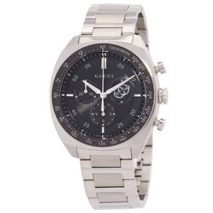 Interlocking G Chronograph Quartz Black Dial Watch YA142316