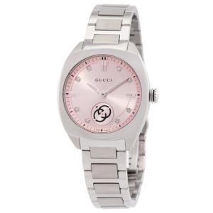 Interlocking G Quartz Pink Dial Watch YA142511