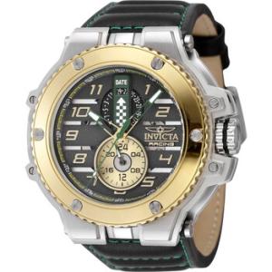 Invicta Racing Downforce GMT Quartz Black Dial Watch