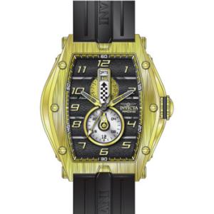 Invicta Racing GMT Quartz Black Dial Watch
