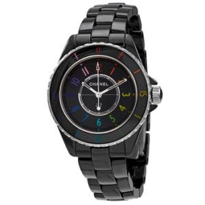J12 Electro Quartz Black Dial Watch H7121