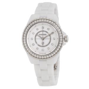 J12 Quartz Diamond White Dial Watch h6418