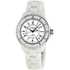 J12 White Automatic White Dial White Ceramic Watch H0970