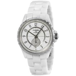 J12 White Ceramic Diamond Automatic Watch H3841