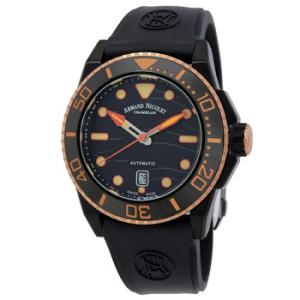JSH Automatic Black Dial Watch A480PQSNOGG4710N