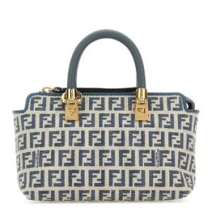 Jacquard Motif Boston Bag