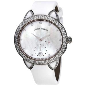 Jade 18kt White Gold Automatic Diamond Watch 3100125BC991