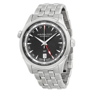 Jazzmaster GMT Automatic Black Dial Watch H32695131