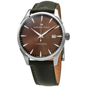 Jazzmaster Quartz Brown Dial H32451801