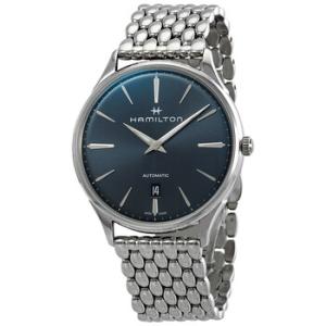 Jazzmaster Thinline Automatic Blue Dial Watch H38525141