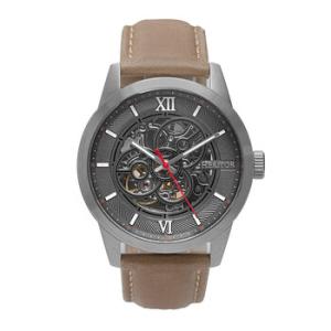 Jonas Grey Dial Tan Leather Watch HERHR9504