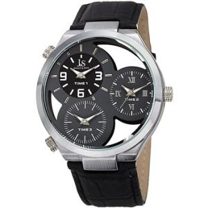 Joshua  Sons Grey See Through Dial Watch JX119GY