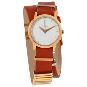 Kenzi White Dial Wrap Leather Watch A4031749
